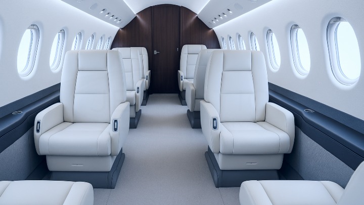 Falcon 2000EX EASy Jet Interior